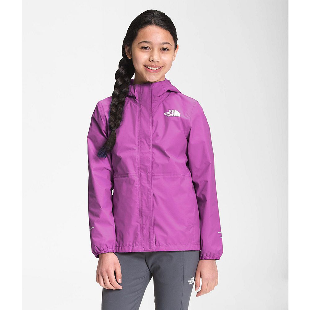 The North Face Waterproof Jackets Girls Australia - The North Face Resolve Reflective Purple (OPX-51